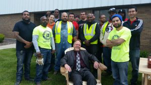 Picture of SSC President Don Manning with 2016 HCCTP Graduates