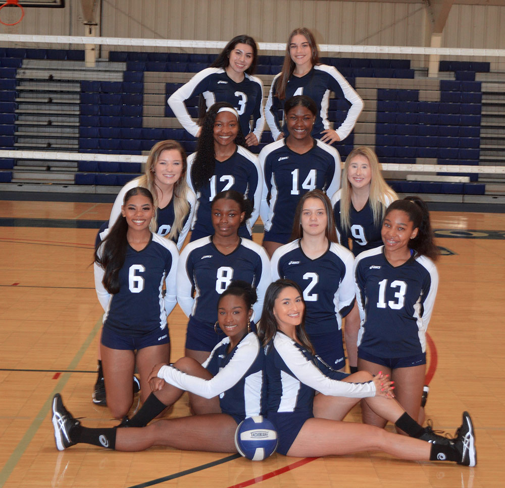 Photo of the 2018 SSC Volleyball team